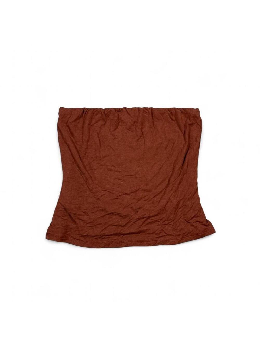 Rust orange tube top